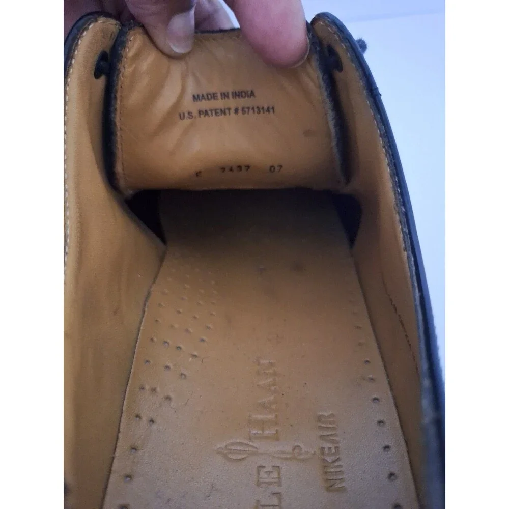 Cole Haan Mens Air Carter Patent Leather Oxford Split Toe Wedding 10M Rp $180